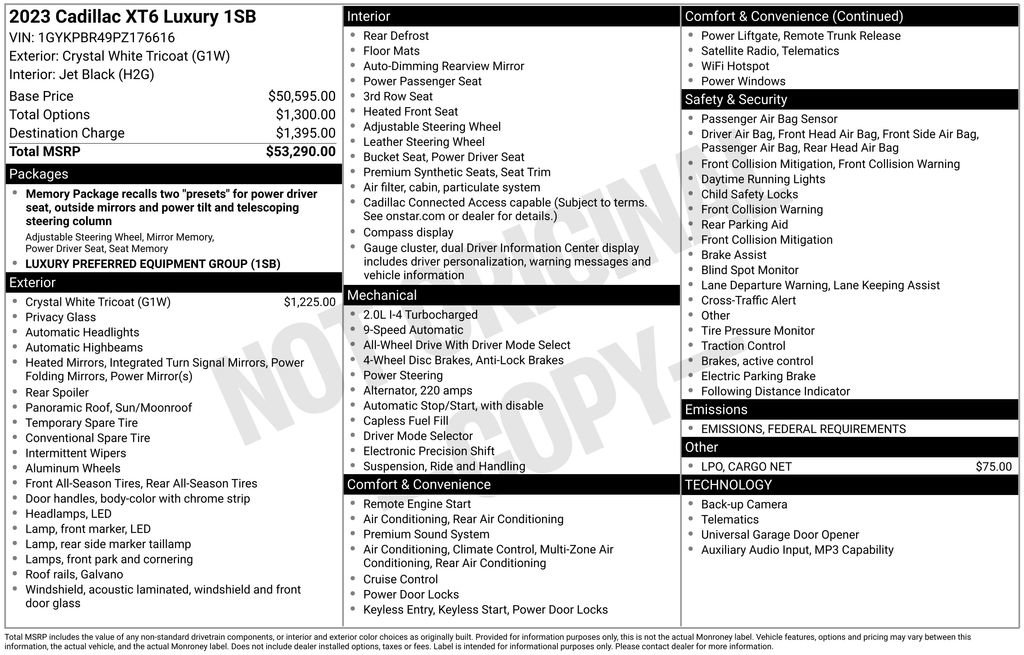 Used 2023 Cadillac XT6 Luxury image 28