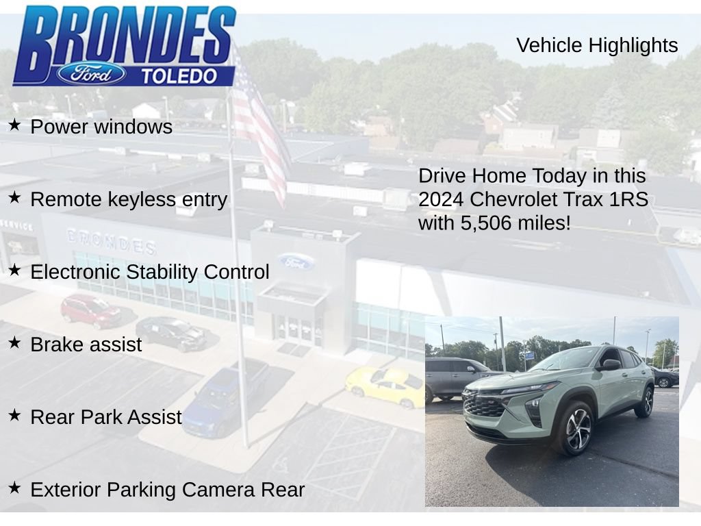 Used 2024 Chevrolet Trax RS w/ Driver Confidence Package FWD image 11