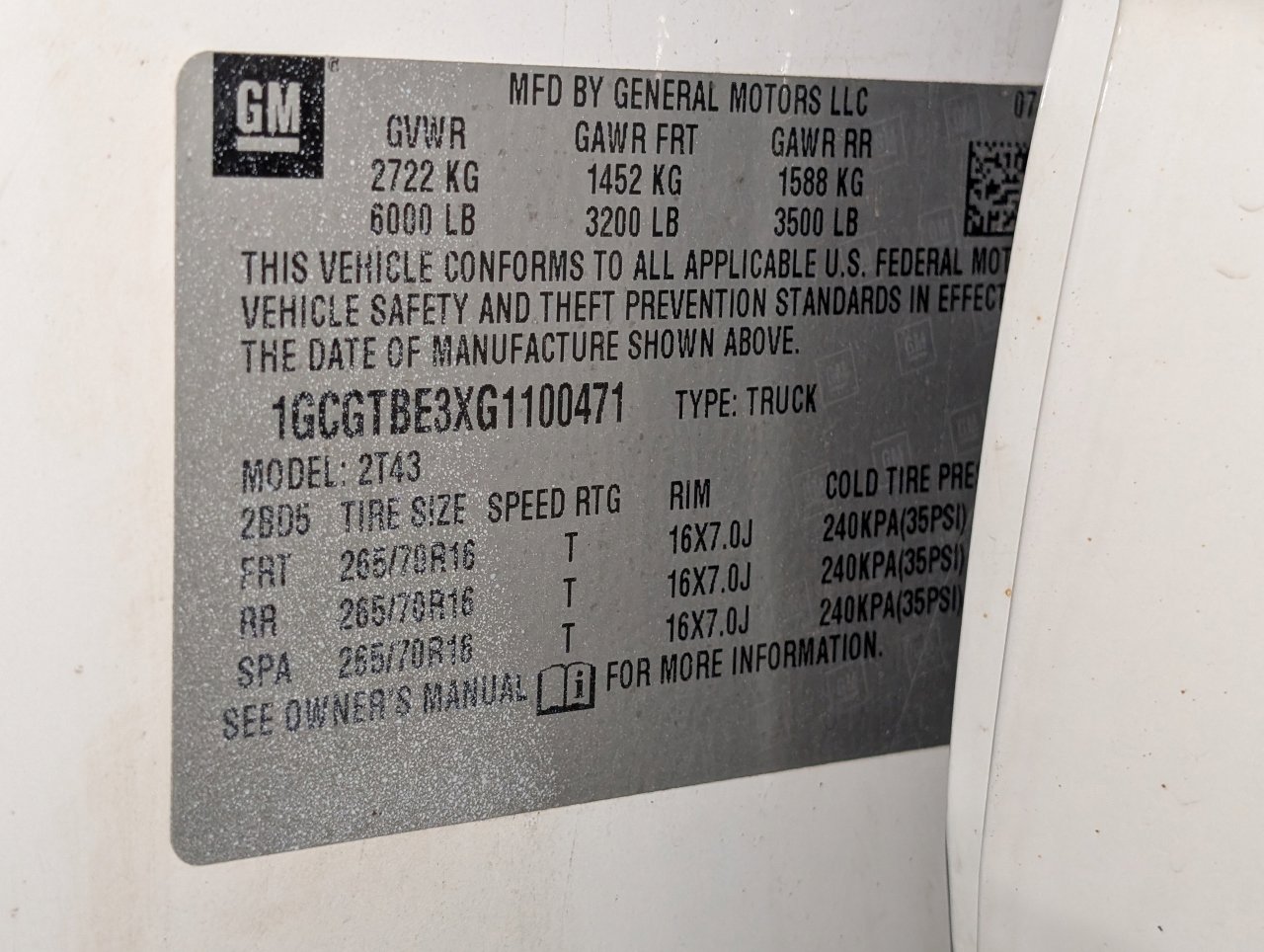 Used 2016 Chevrolet Colorado W/T w/ WT Convenience Package image 50