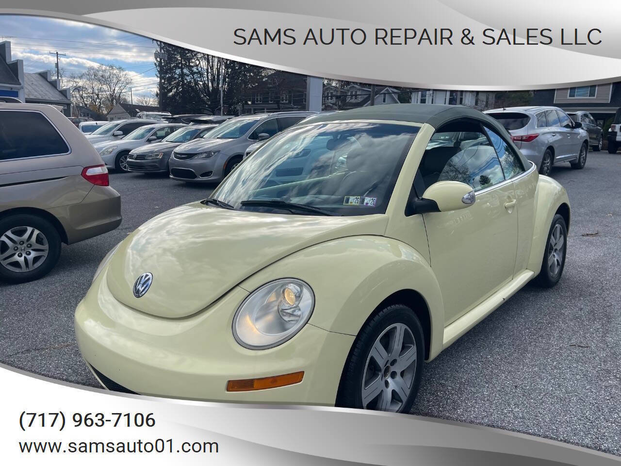 Used 2006 Volkswagen Beetle 2.5 PZEV 2dr Convertible (2.5L image 1