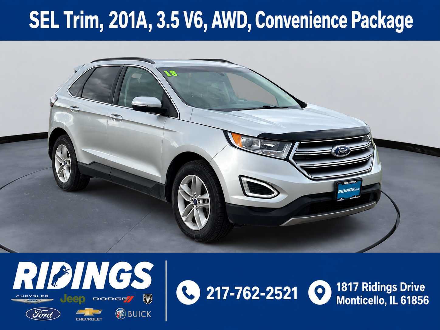 Used 2018 Ford Edge SEL w/ Equipment Group 201A AWD/4WD image 1