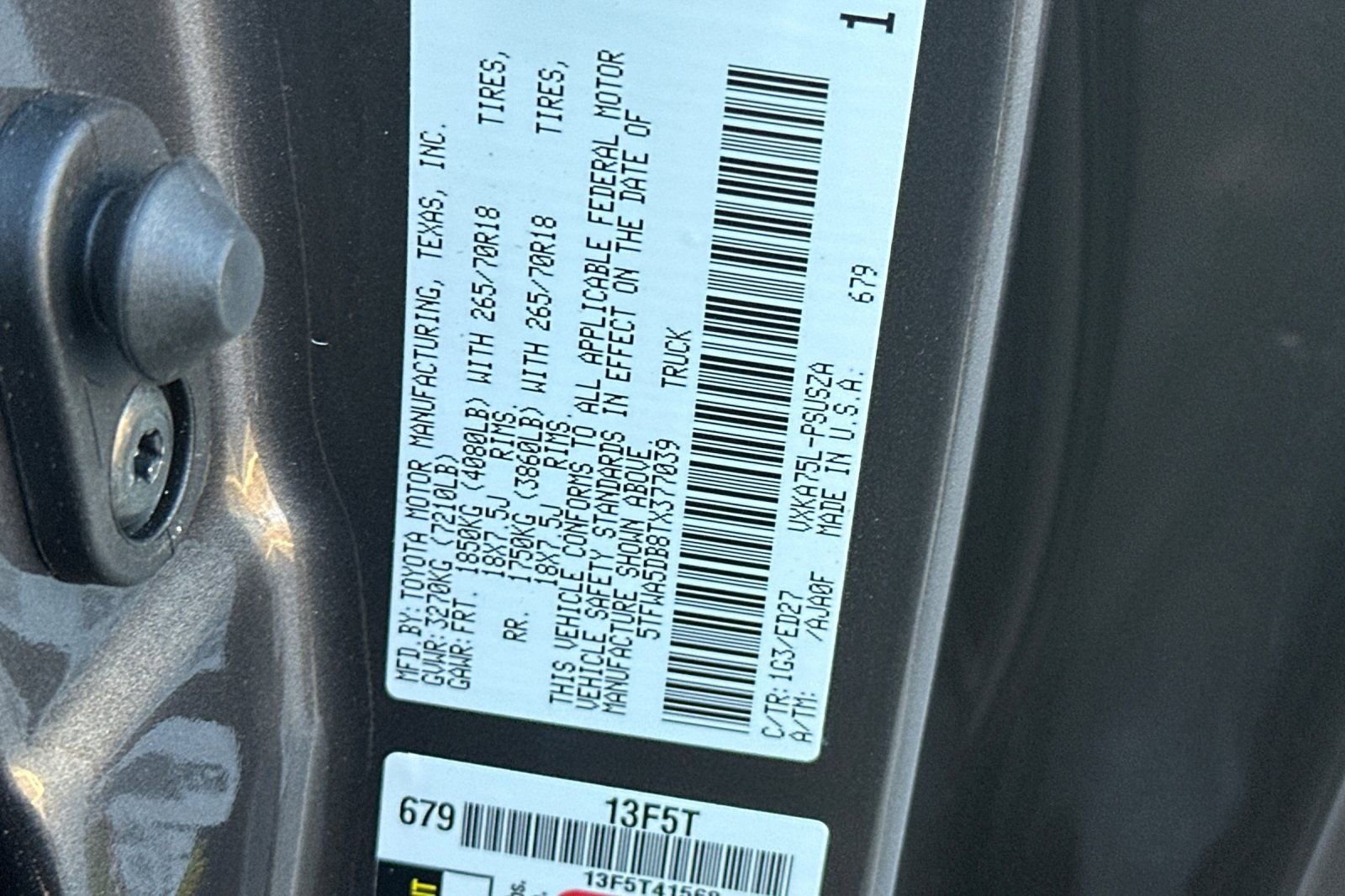 New 2026 Toyota Tundra SR5 AWD/4WD image 31
