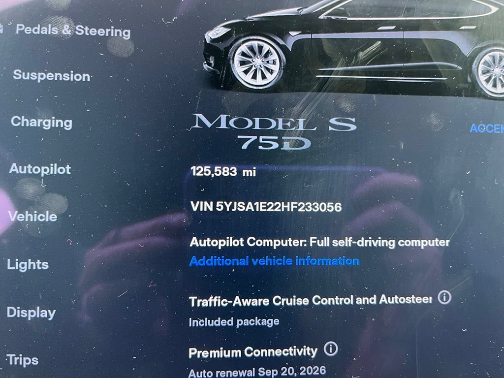 Used 2017 Tesla Model S 75D AWD/4WD image 9