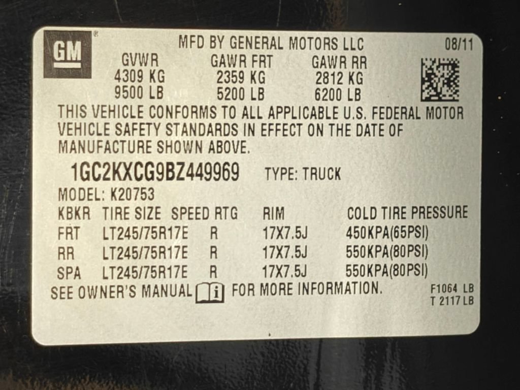 Used 2011 Chevrolet Silverado 2500 LT w/ Snow Plow Prep Package AWD/4WD image 45