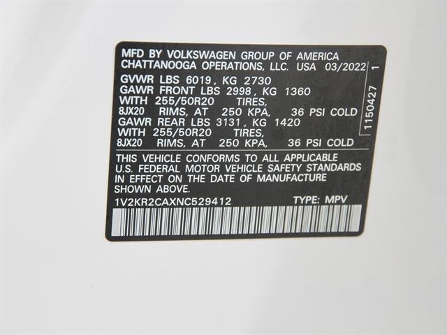 Used 2022 Volkswagen Atlas SE image 23