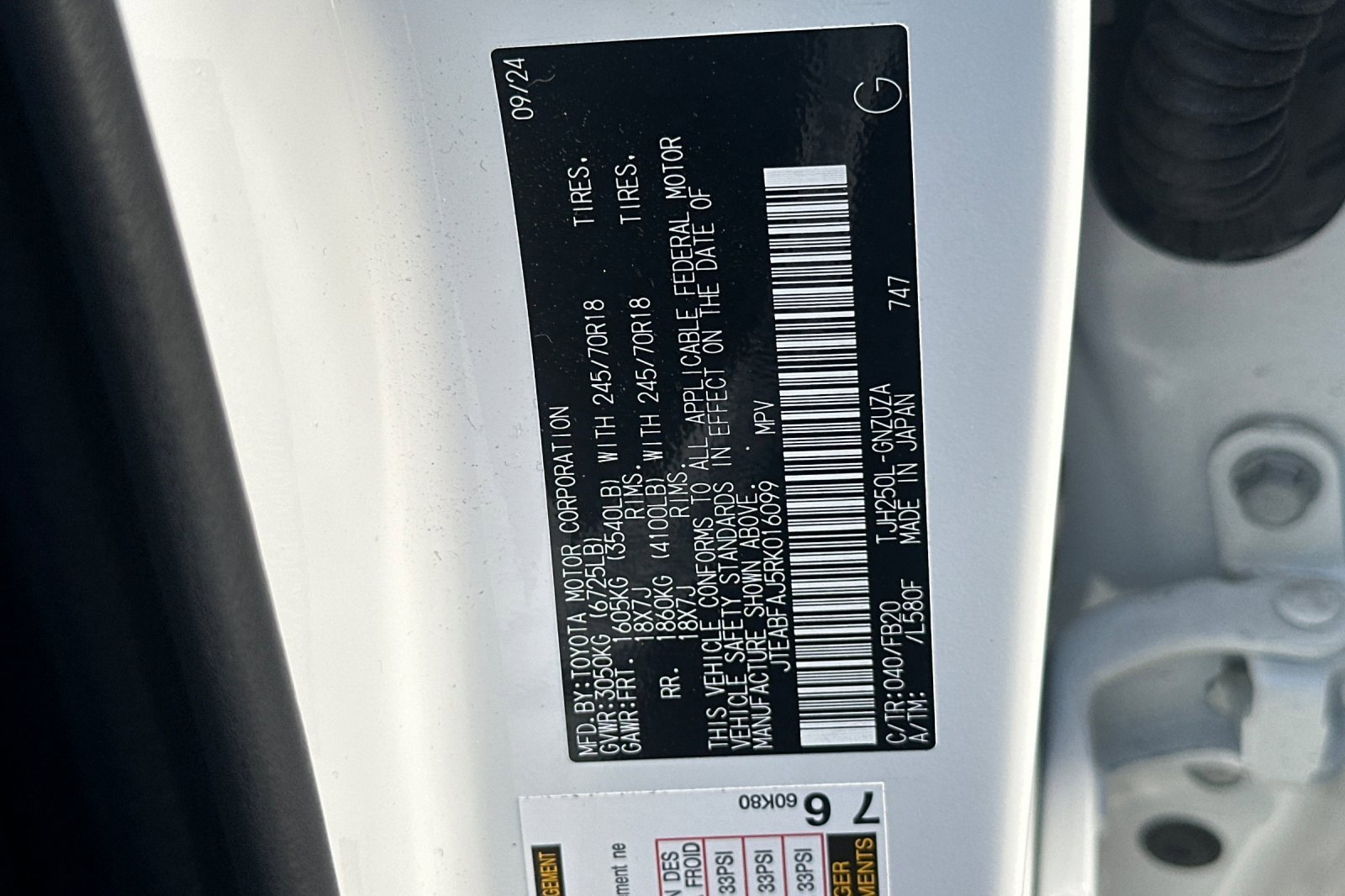 Certified 2024 Toyota Land Cruiser 1958 image 30