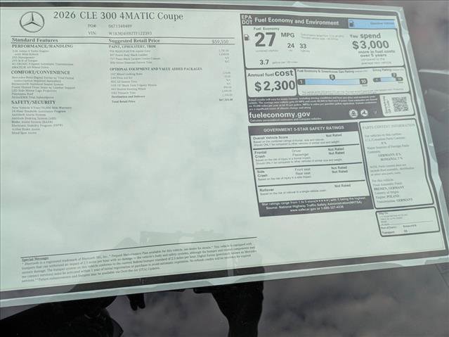 New 2026 Mercedes-Benz CLE 300 4MATIC Coupe image 16