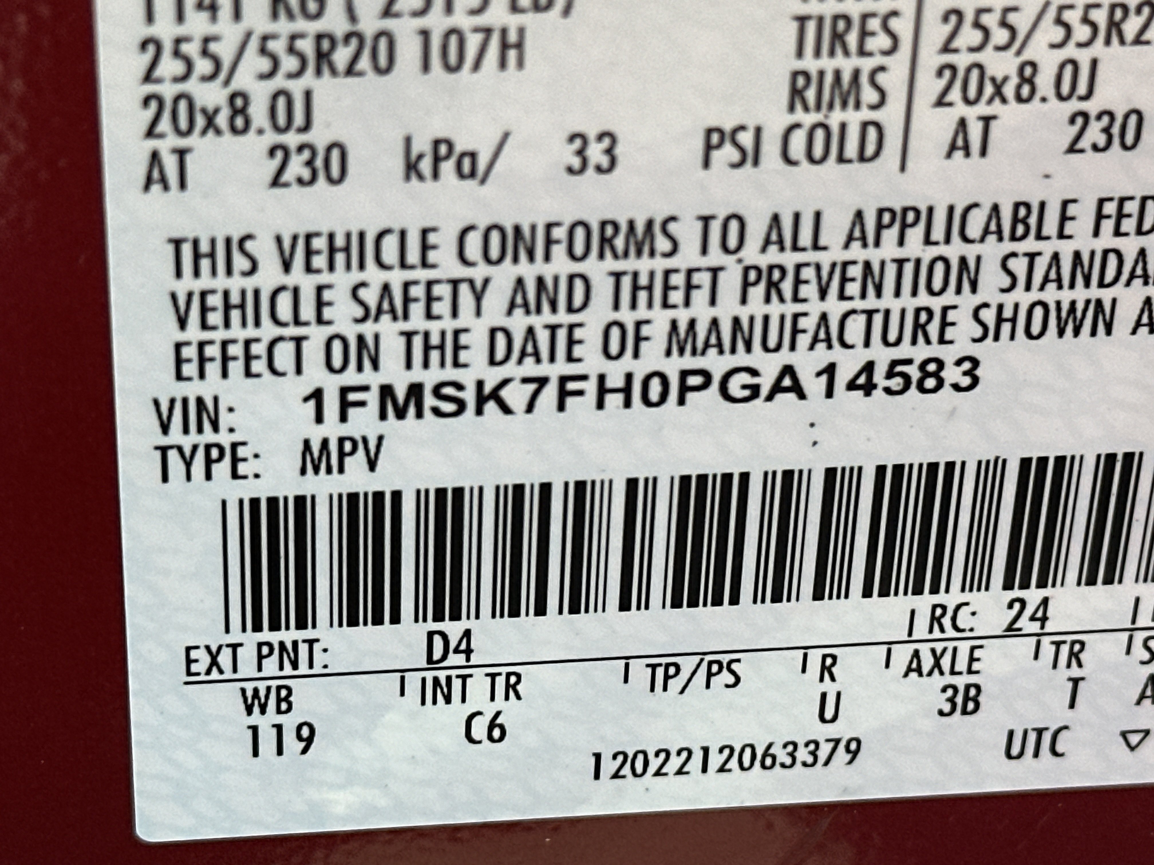 Used 2023 Ford Explorer Limited w/ Limited Technology Package RWD image 34