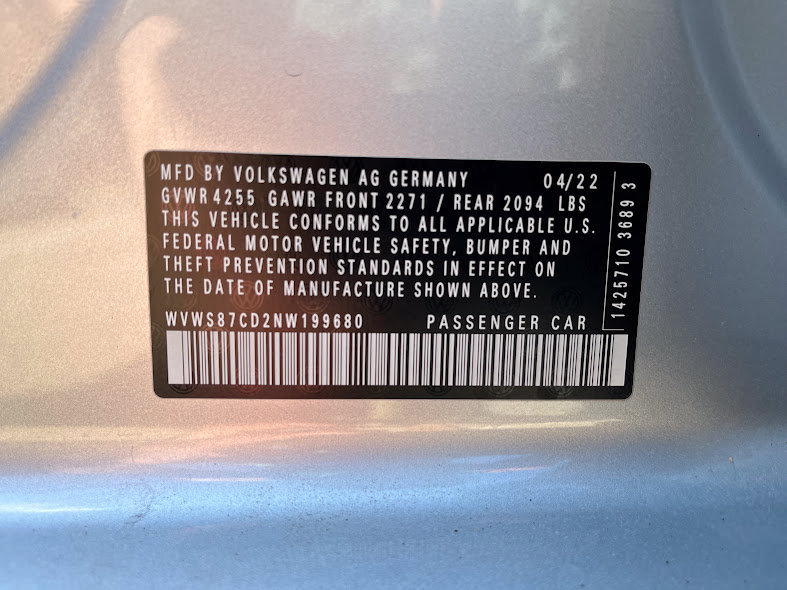 Used 2022 Volkswagen GTI SE FWD image 7