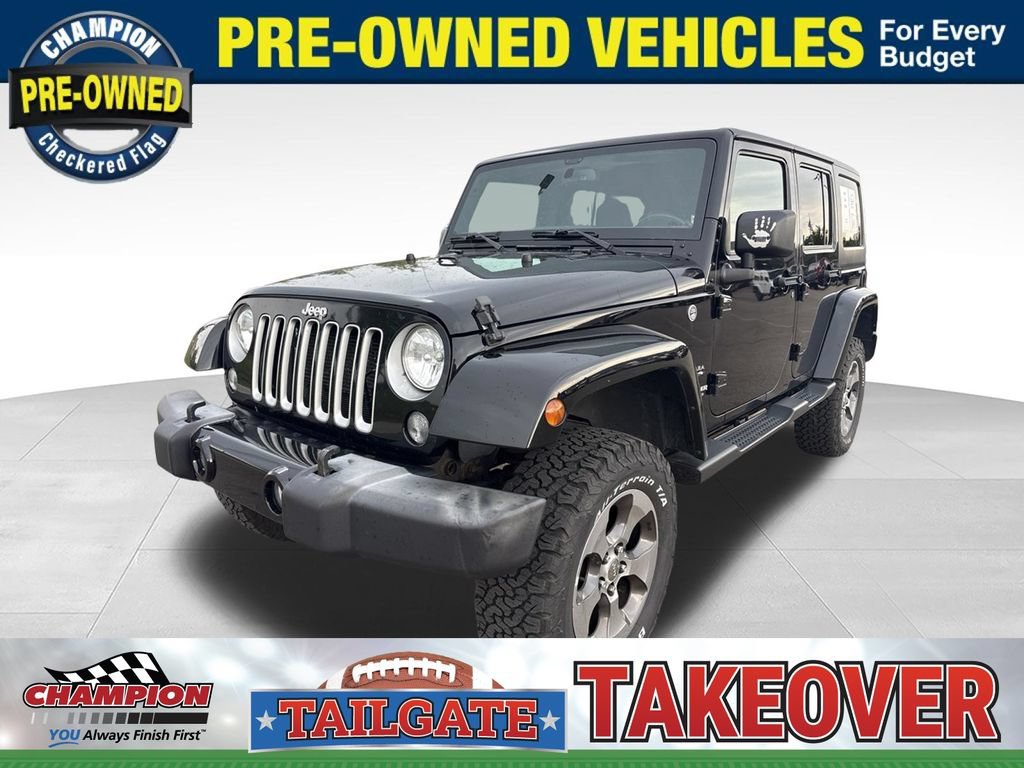 Used 2016 Jeep Wrangler Unlimited Sahara AWD/4WD image 1