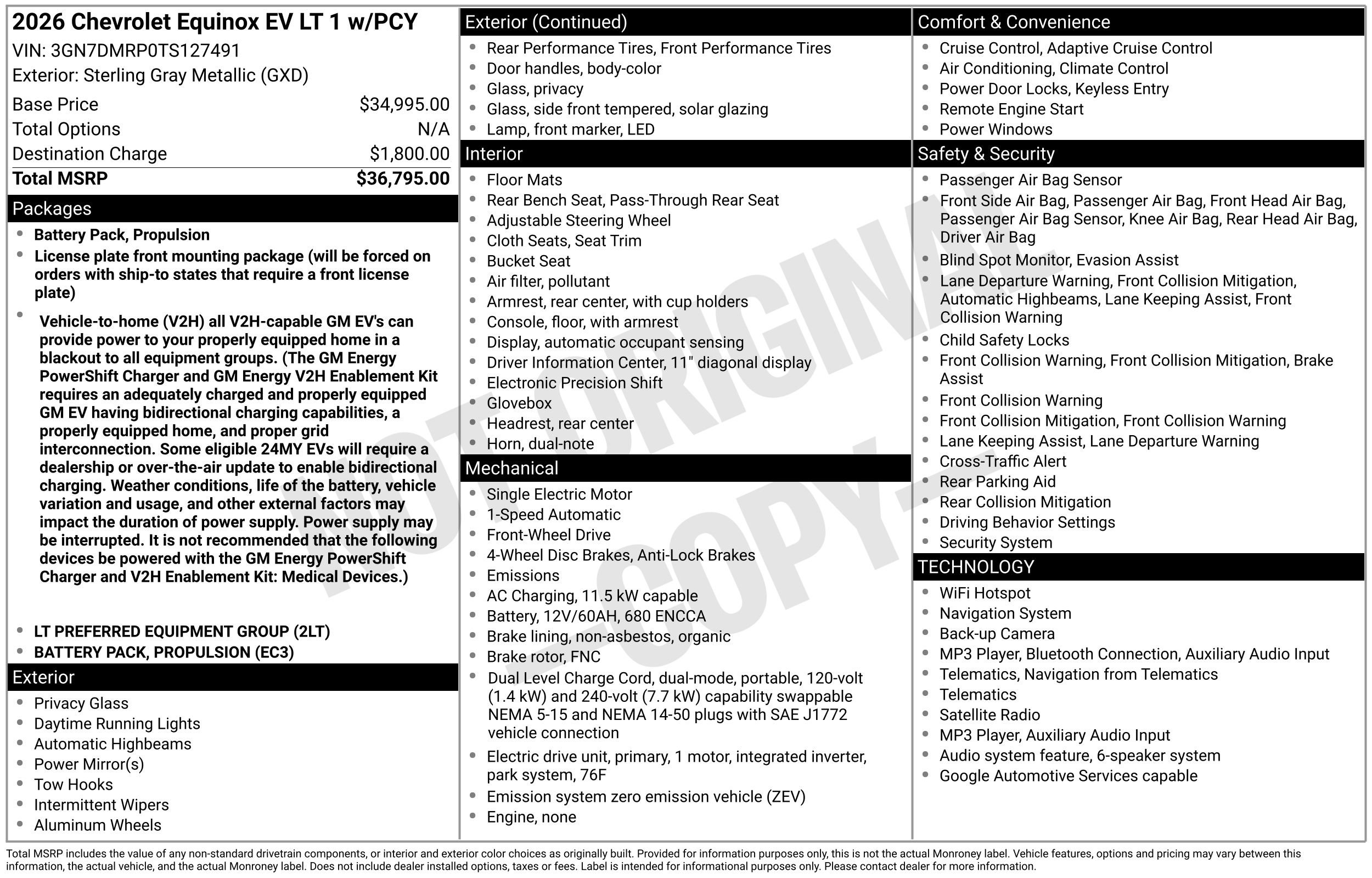 Used 2026 Chevrolet Equinox EV LT FWD image 2