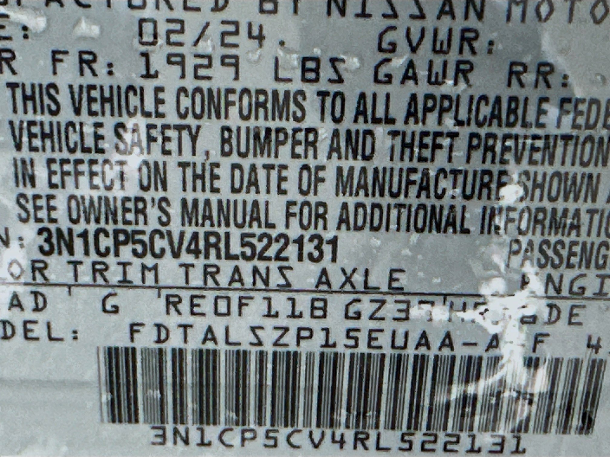 Used 2024 Nissan Kicks SV image 12