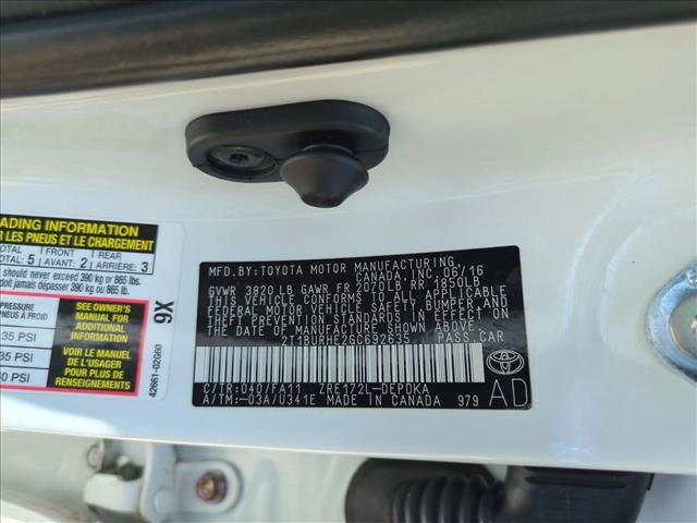 Certified 2016 Toyota Corolla L FWD image 22
