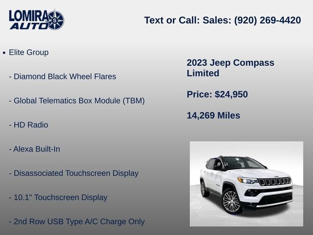 Used 2023 Jeep Compass Limited w/ Elite Group AWD/4WD image 21
