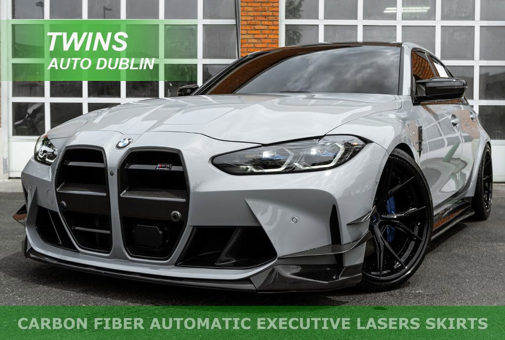 Used 2021 BMW M3 Competition w/ M Carbon Exterior Package RWD image 1