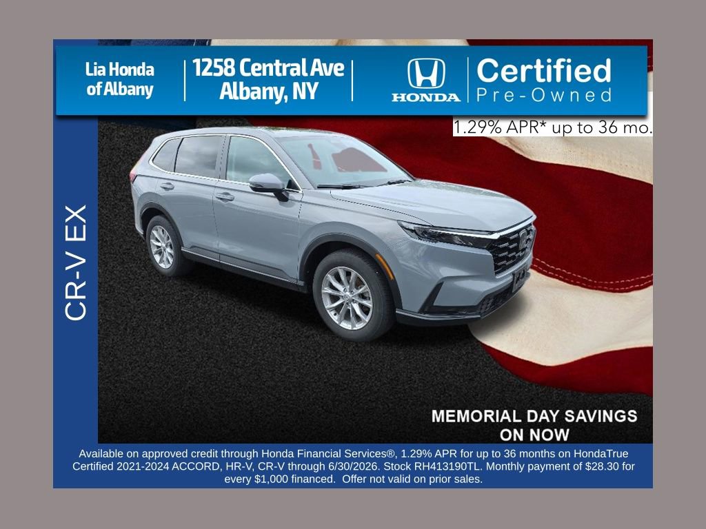 Certified 2024 Honda CR-V EX