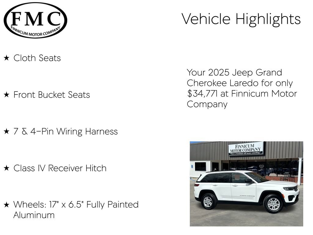 Used 2025 Jeep Grand Cherokee Laredo w/ Trailer Tow Package image 26