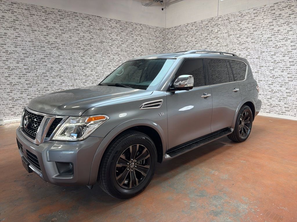 Used 2019 Nissan Armada Platinum w/ Captain's Chairs Package RWD image 3