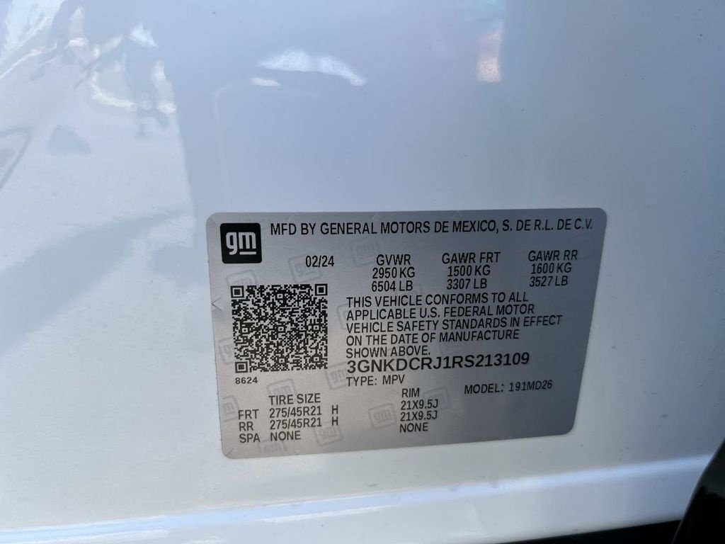 Certified 2024 Chevrolet Blazer EV RS AWD/4WD image 34