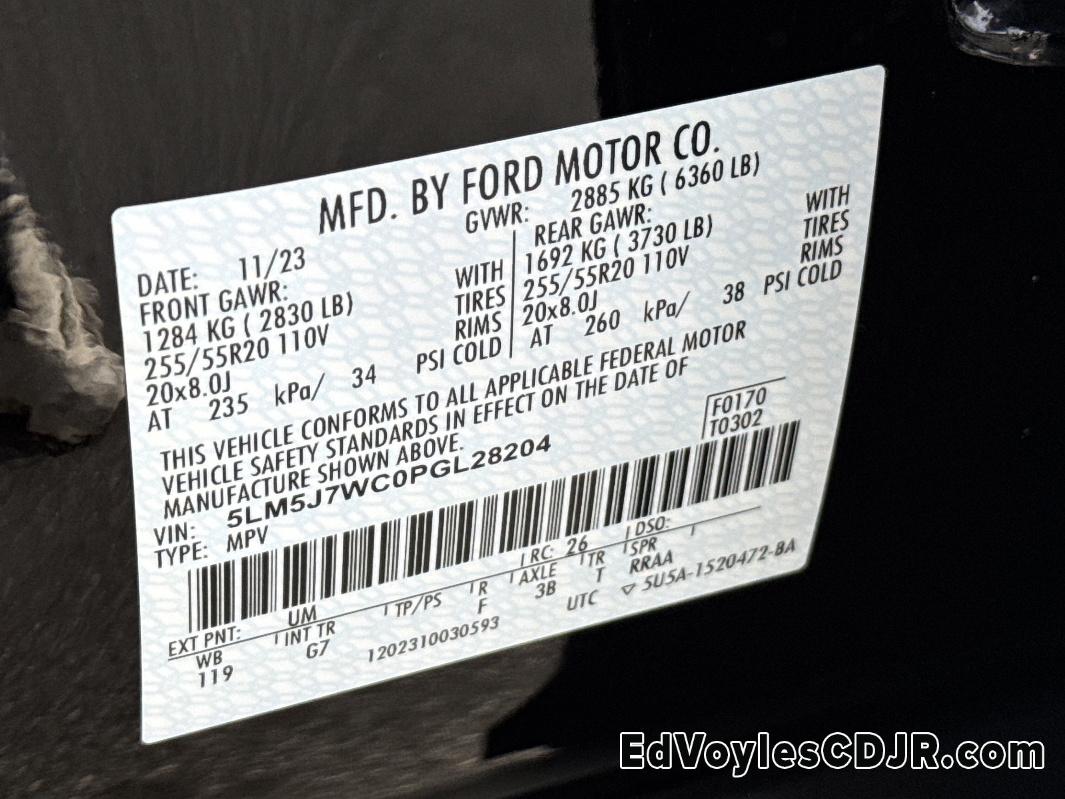 Used 2023 Lincoln Aviator Reserve w/ Equipment Group 201A image 38