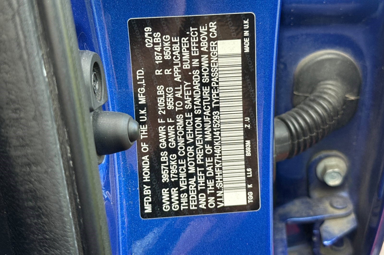 Used 2019 Honda Civic Sport image 19