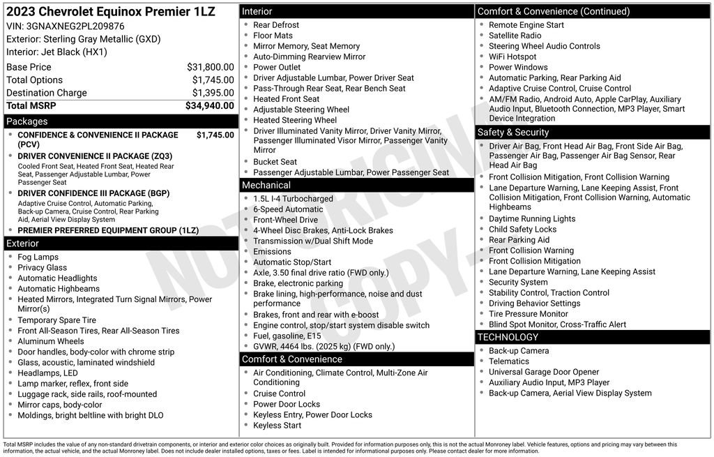 Used 2023 Chevrolet Equinox Premier image 8