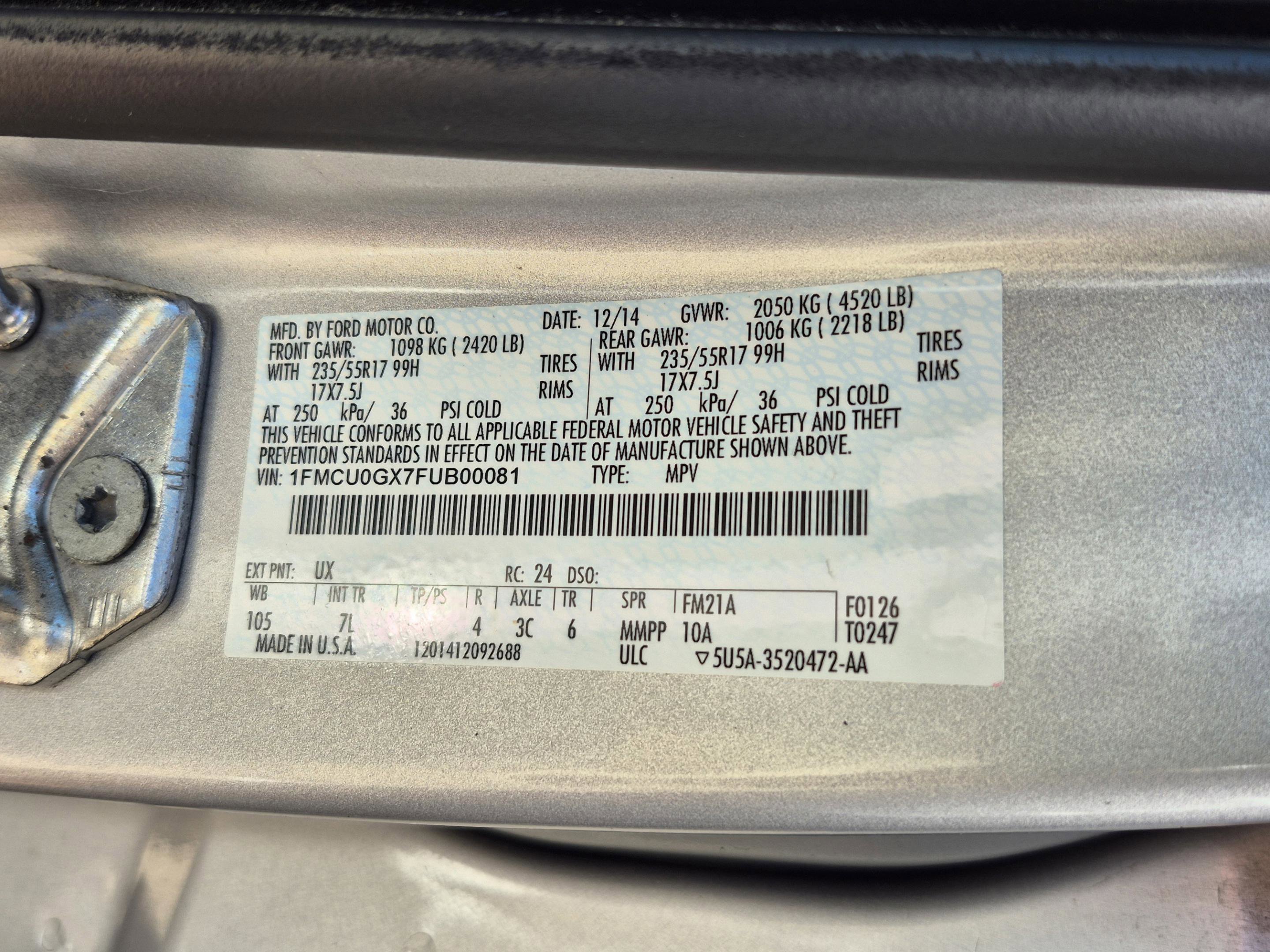 Used 2015 Ford Escape SE FWD image 30