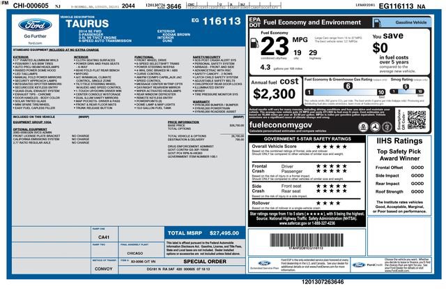 Used 2014 Ford Taurus SE FWD image 22