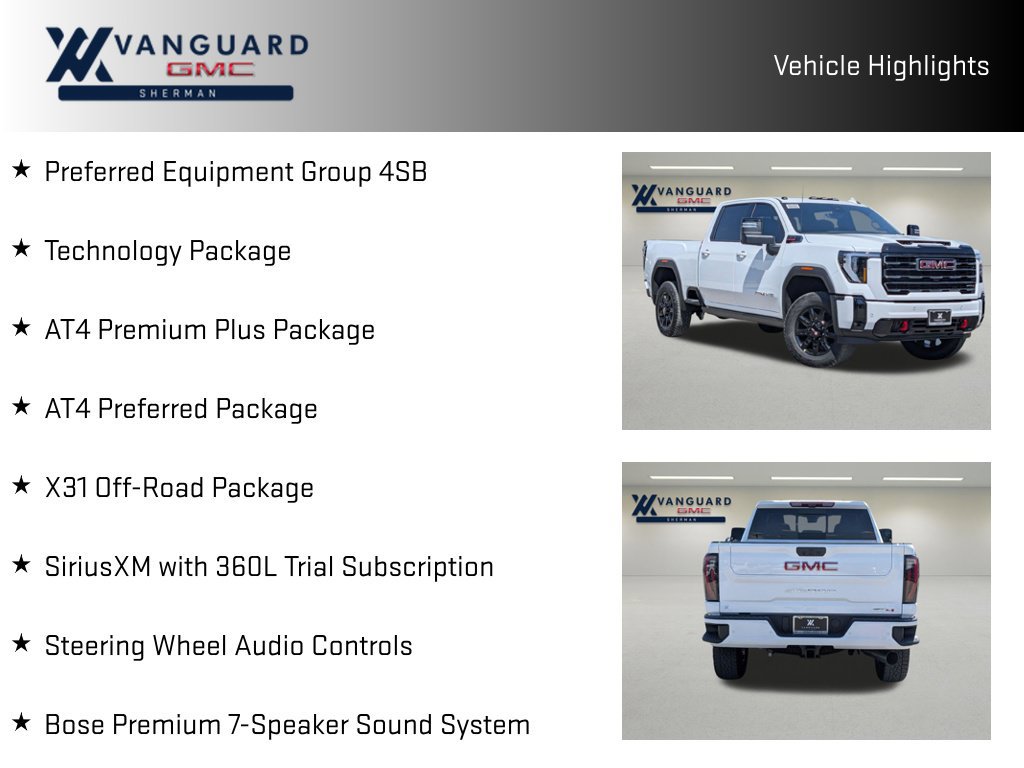 New 2026 GMC Sierra 2500 AT4 w/ AT4 Premium Plus Package AWD/4WD image 11