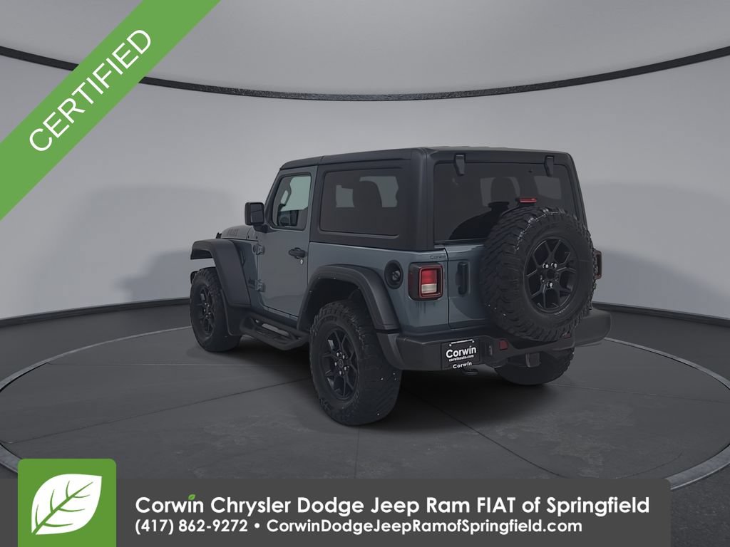 Certified 2024 Jeep Wrangler Sport AWD/4WD image 13
