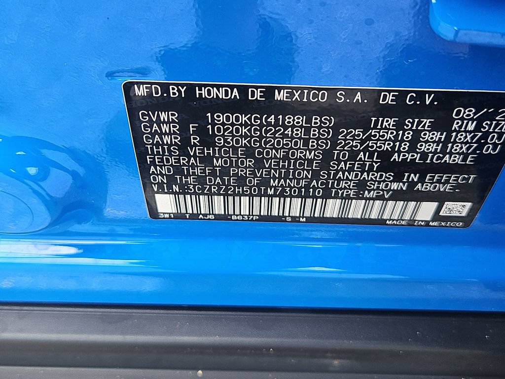 Certified 2026 Honda HR-V Sport image 14