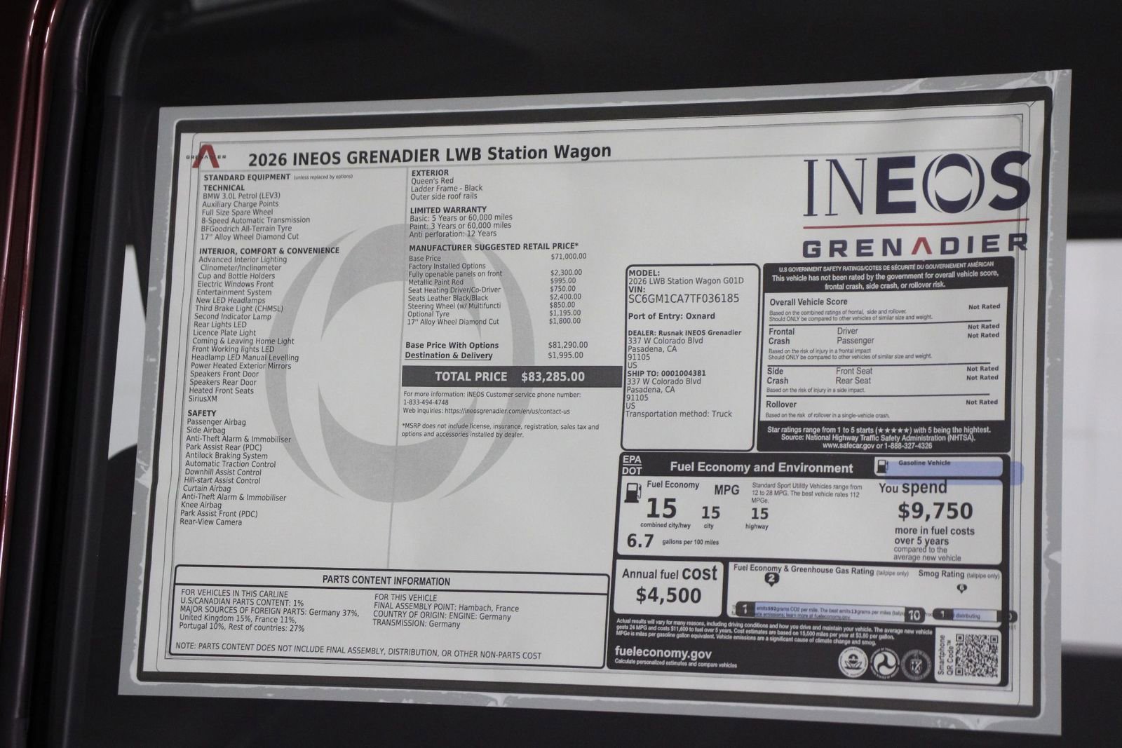 New 2026 INEOS Grenadier AWD/4WD image 22