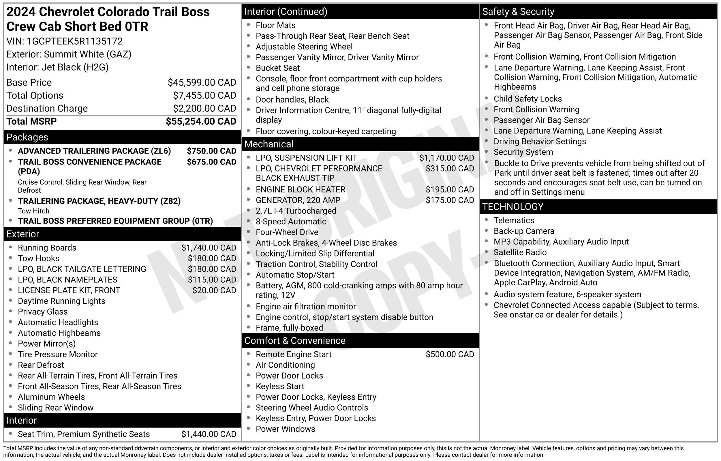 Used 2024 Chevrolet Colorado Trail Boss w/ Advanced Trailering Package AWD/4WD image 2