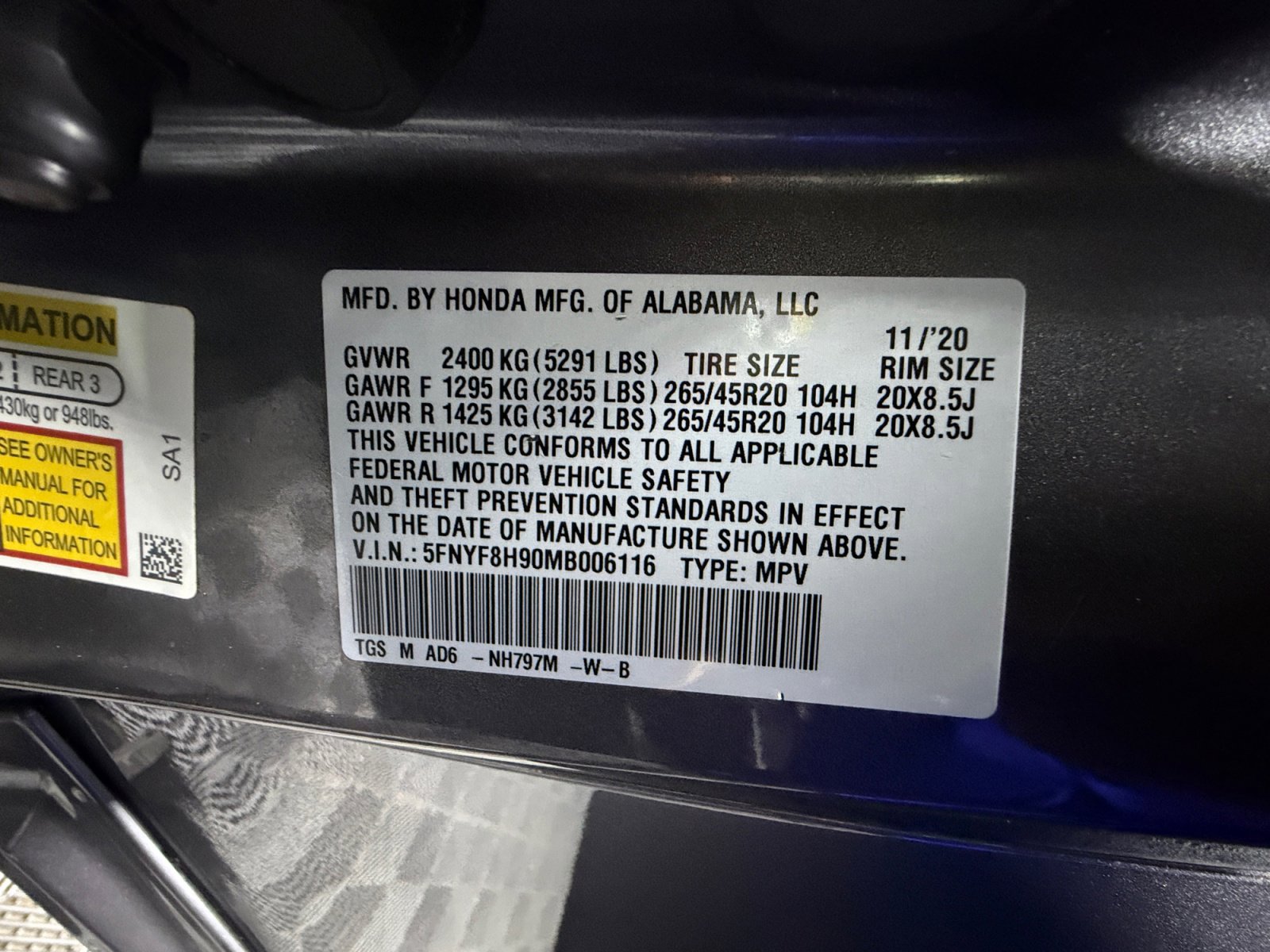 Used 2021 Honda Passport Touring image 25