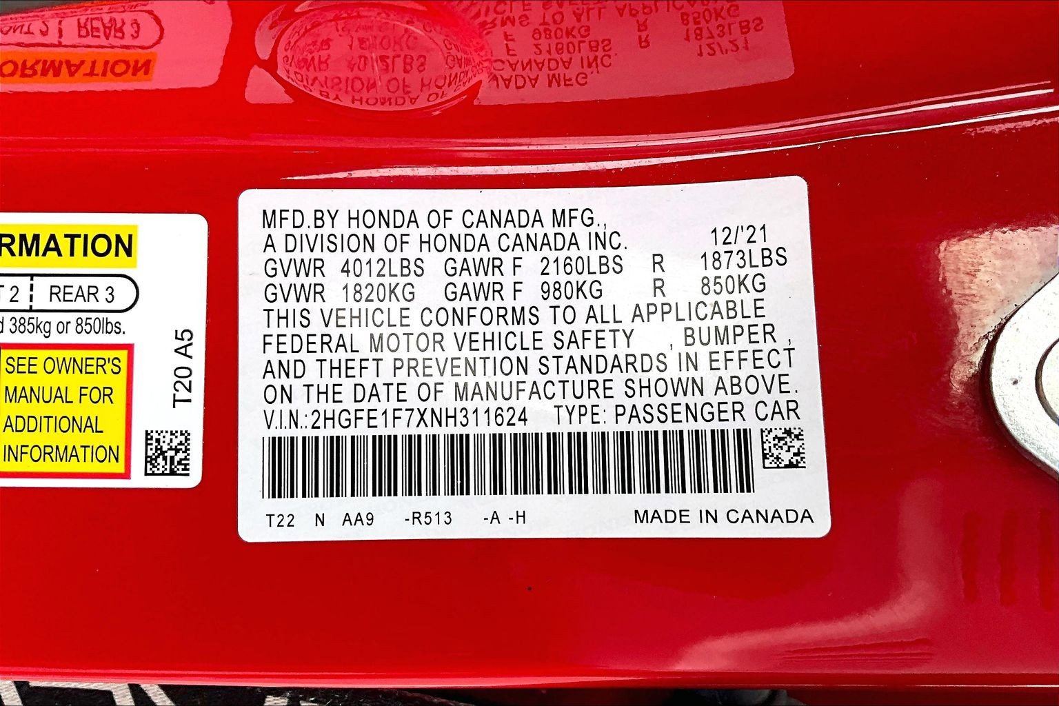 Used 2022 Honda Civic EX image 19