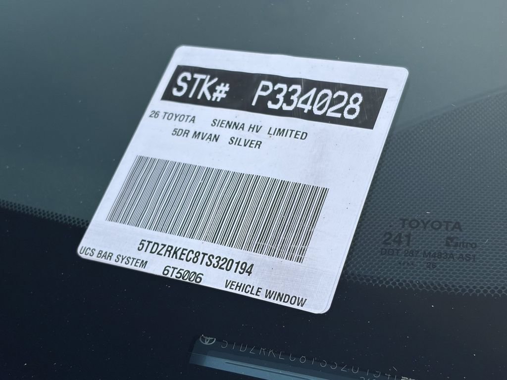 Certified 2026 Toyota Sienna Limited FWD image 41