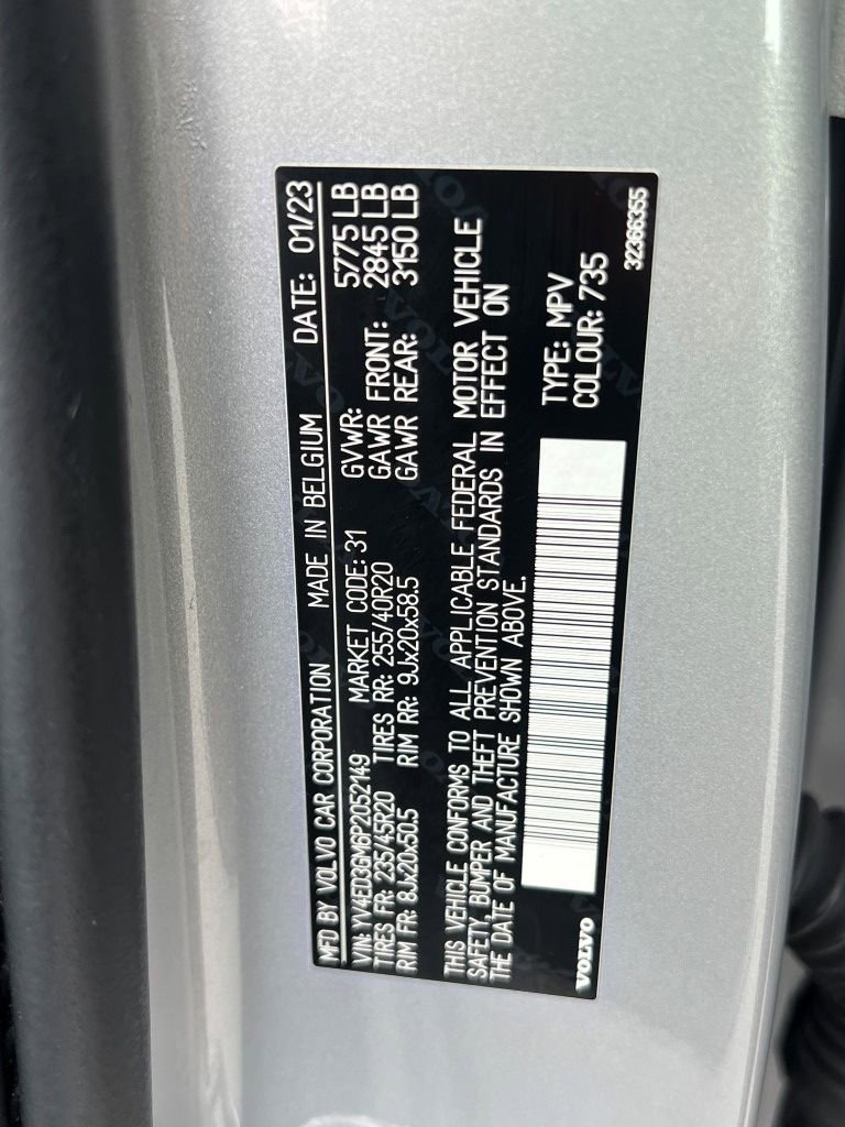 Certified 2023 Volvo C40 P8 Recharge Ultimate image 38