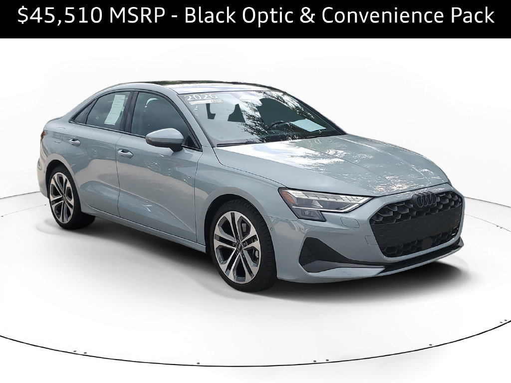 Certified 2026 Audi A3 2.0T Premium w/ Black Optic Package