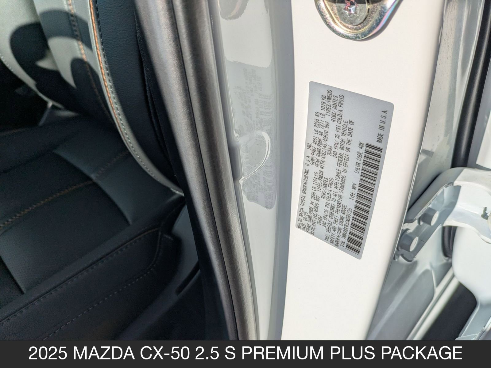 New 2025 MAZDA CX-50 AWD 2.5 S w/ Weather Package image 45