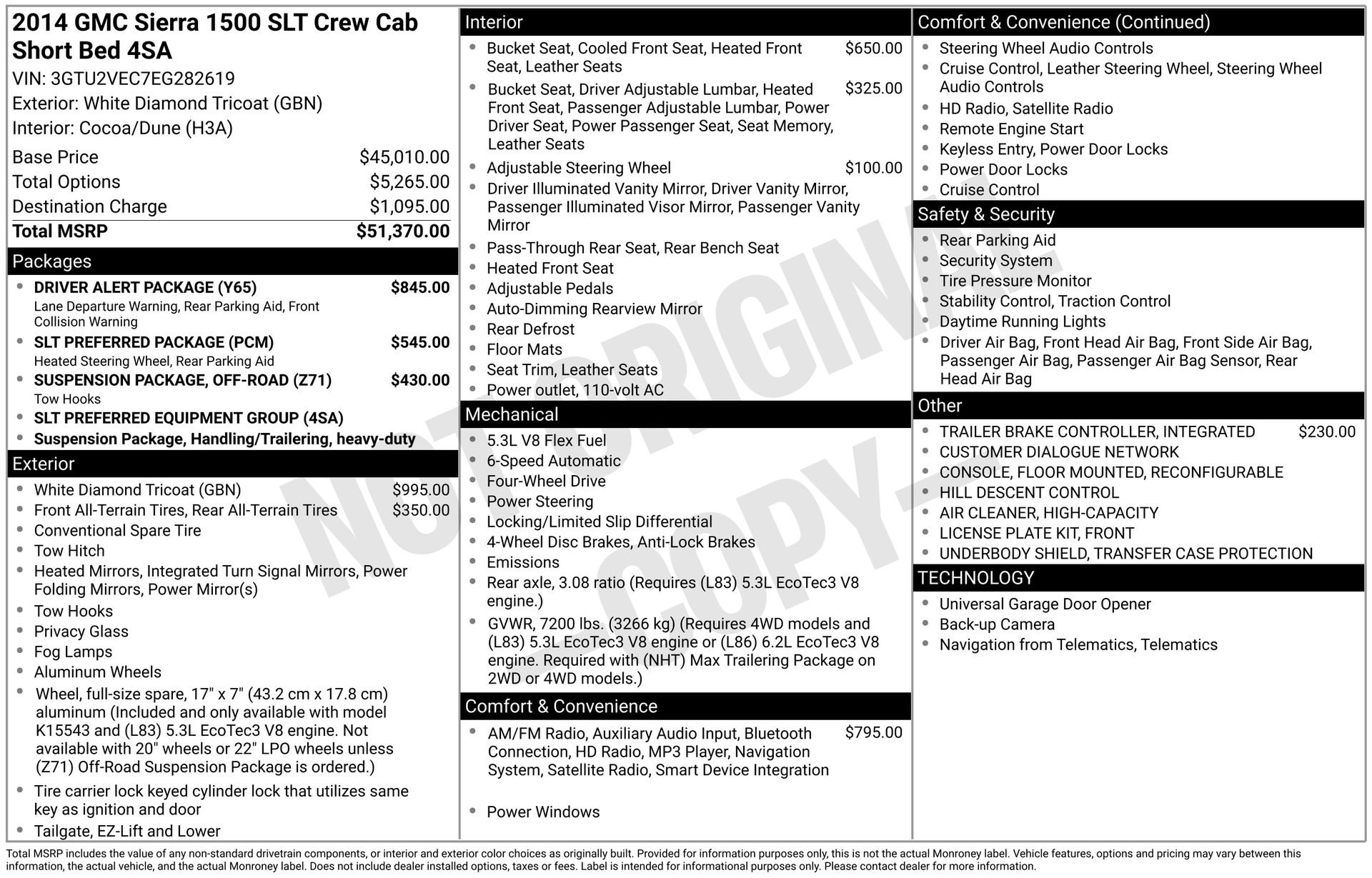 Used 2014 GMC Sierra 1500 SLT w/ Driver Alert Package image 4