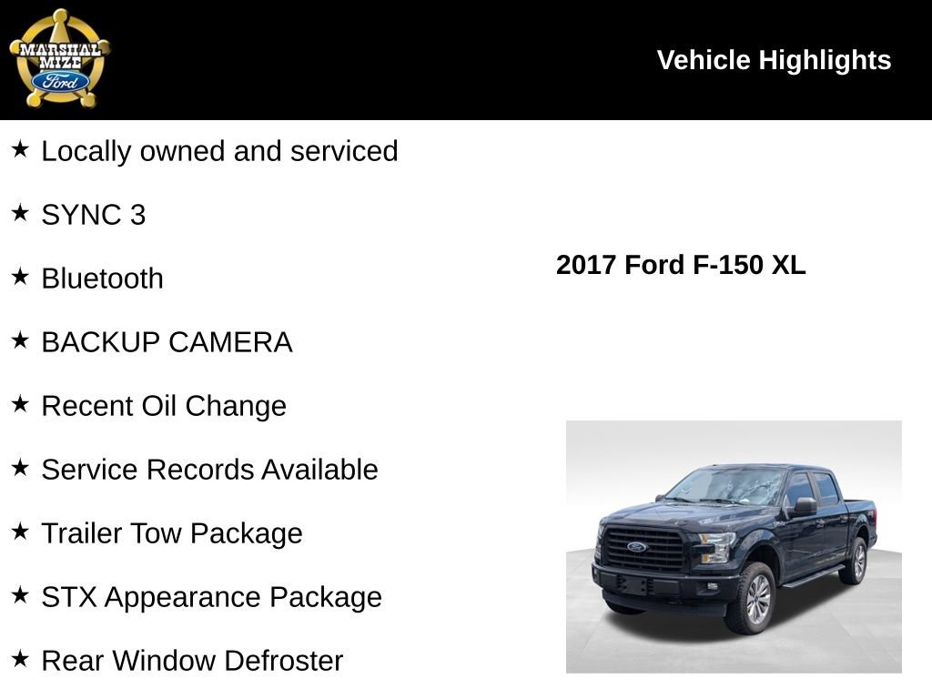 Used 2017 Ford F150 XL w/ Equipment Group 101A Mid AWD/4WD image 2