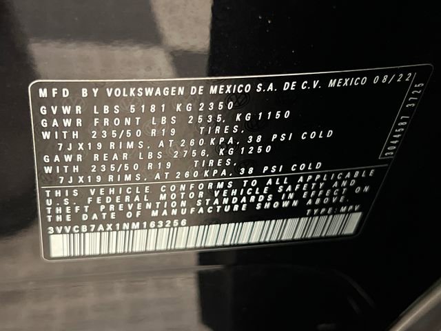 Certified 2022 Volkswagen Tiguan SE R-Line FWD image 29