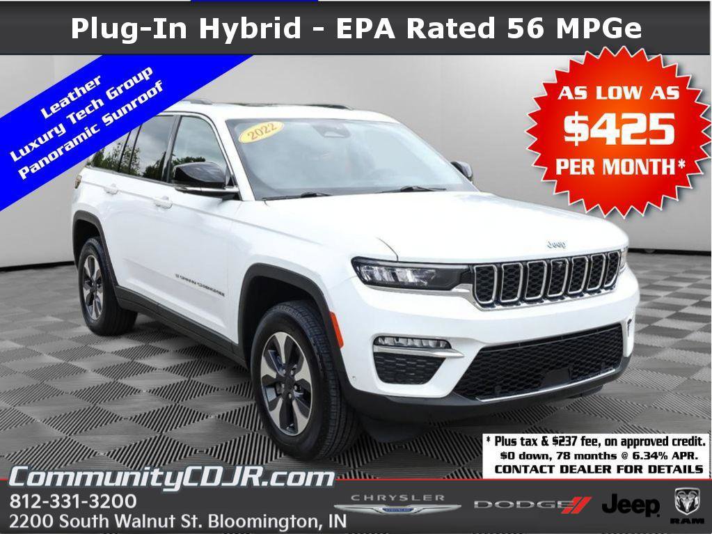Used 2022 Jeep Grand Cherokee Limited 4xe w/ Luxury Tech Group II