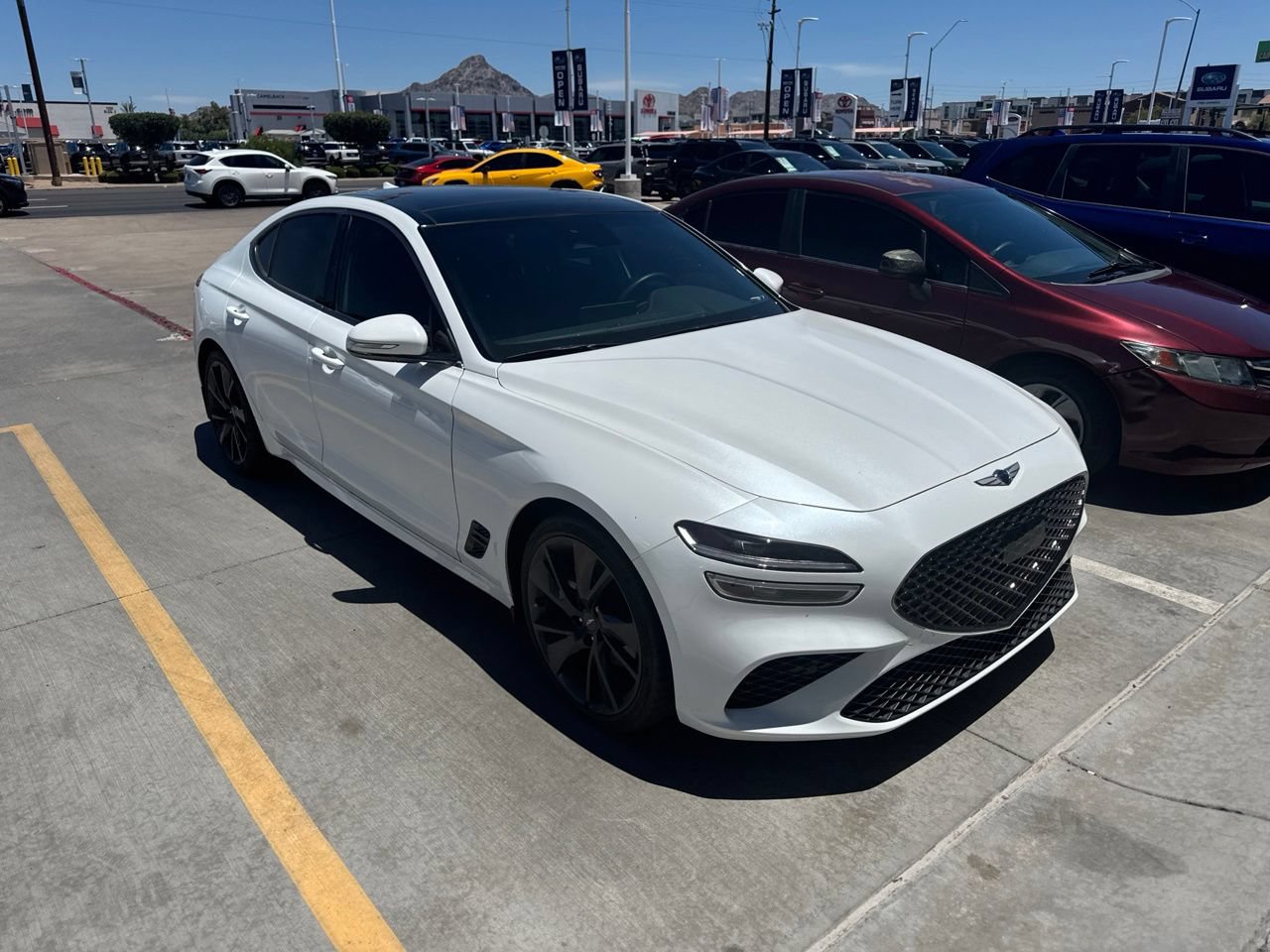 Used 2023 Genesis G70 2.0T w/ Sport Prestige Package RWD image 11