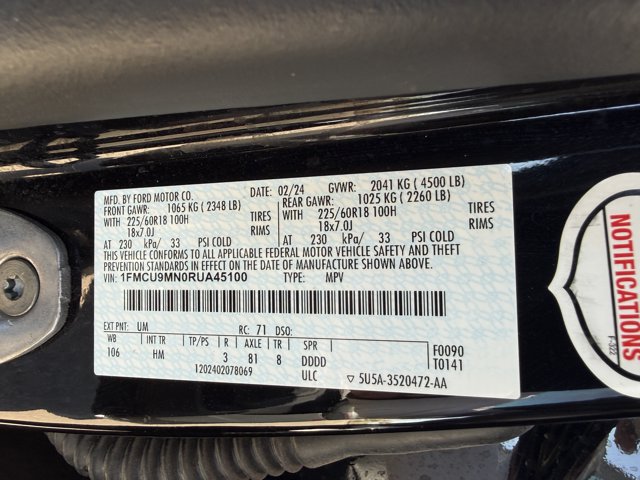 Used 2024 Ford Escape ST-Line AWD/4WD image 25