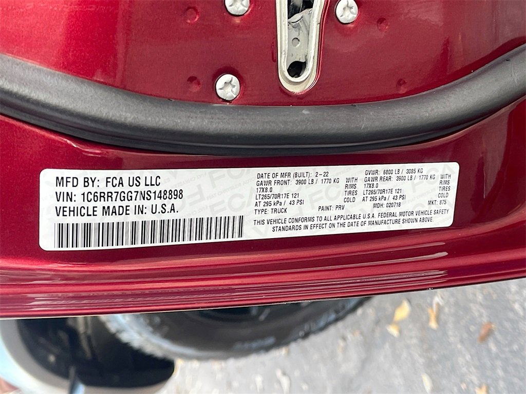 Used 2022 RAM 1500 Classic Warlock w/ Electronics Group image 29