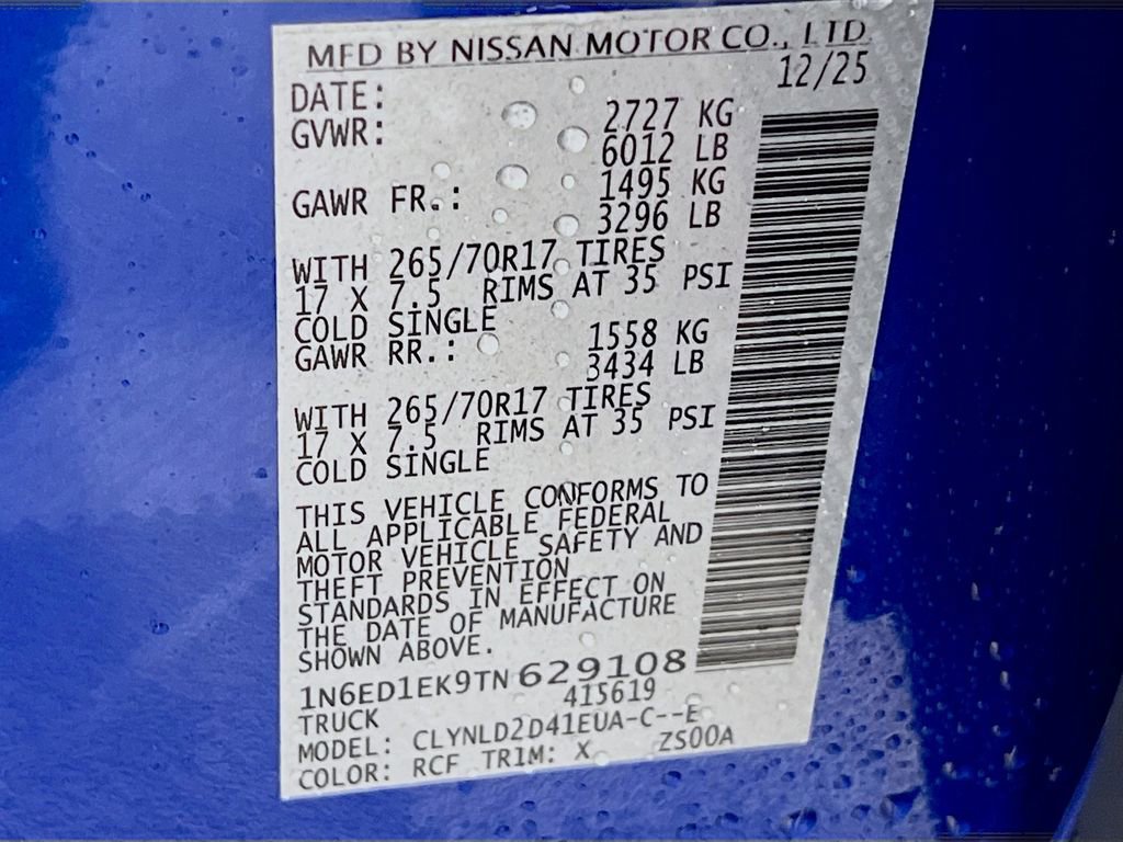 New 2026 Nissan Frontier PRO-4X w/ Pro-4x Convenience Package image 26