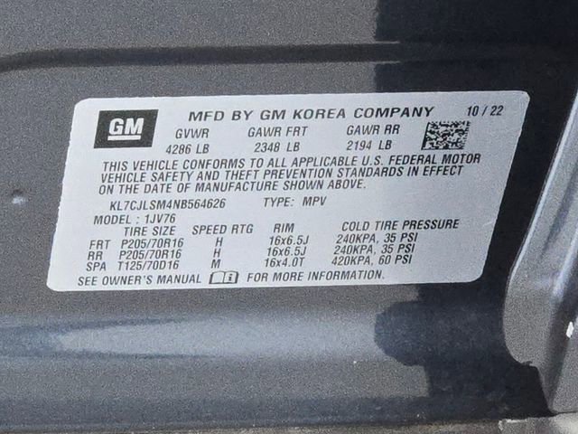 Certified 2022 Chevrolet Trax LT w/ LT Convenience Package image 16