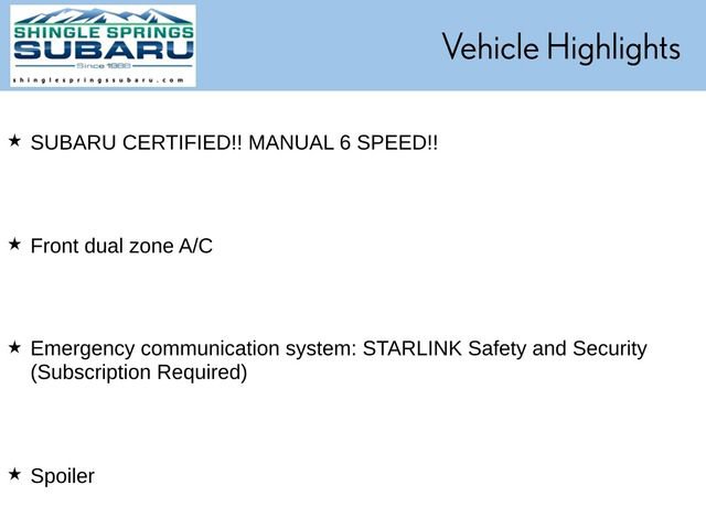 Certified 2024 Subaru WRX Premium AWD/4WD image 43