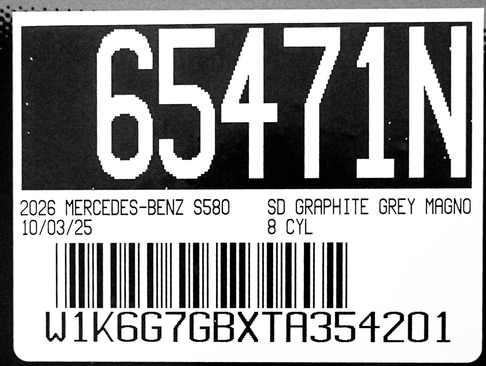 New 2026 Mercedes-Benz S 580 4MATIC Sedan image 25